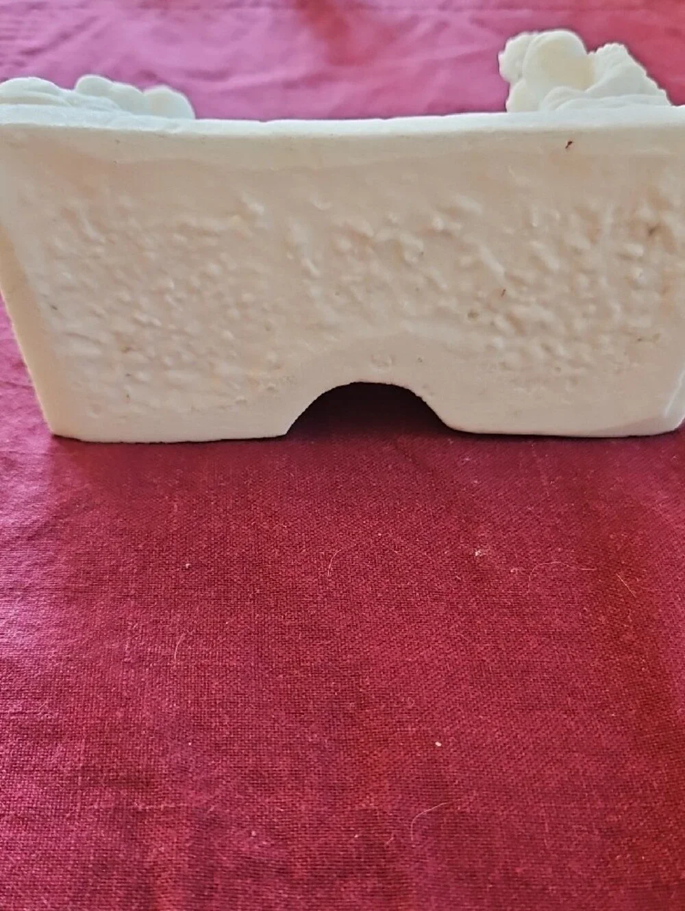 White Ceramic Nativity Scene Figurine